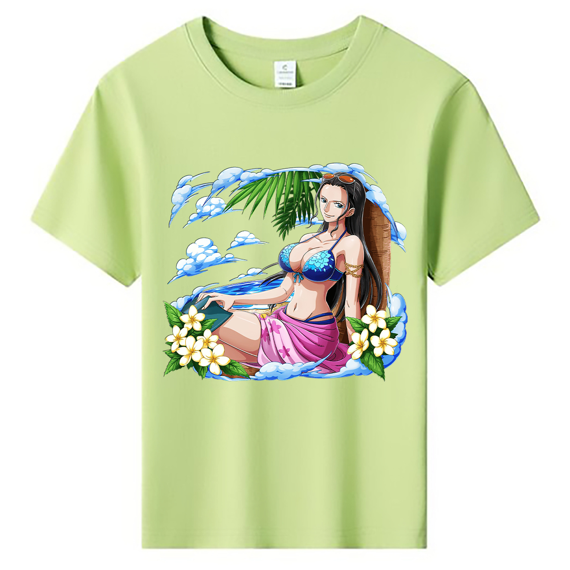 ワンピース ニコ・ロビン ONE PIECE Nico Robin 綿100％キッズTシャツ（フロントプリント）
